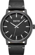 Kenneth Cole Reaction Classic Black Strap Watch, 44mm