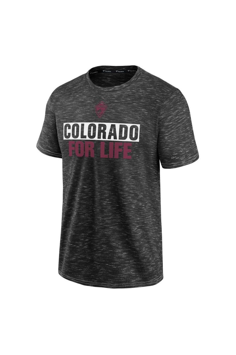 Men's Fanatics Branded  Charcoal Colorado Rapids T-Shirt, Alternate, color, Charcoal