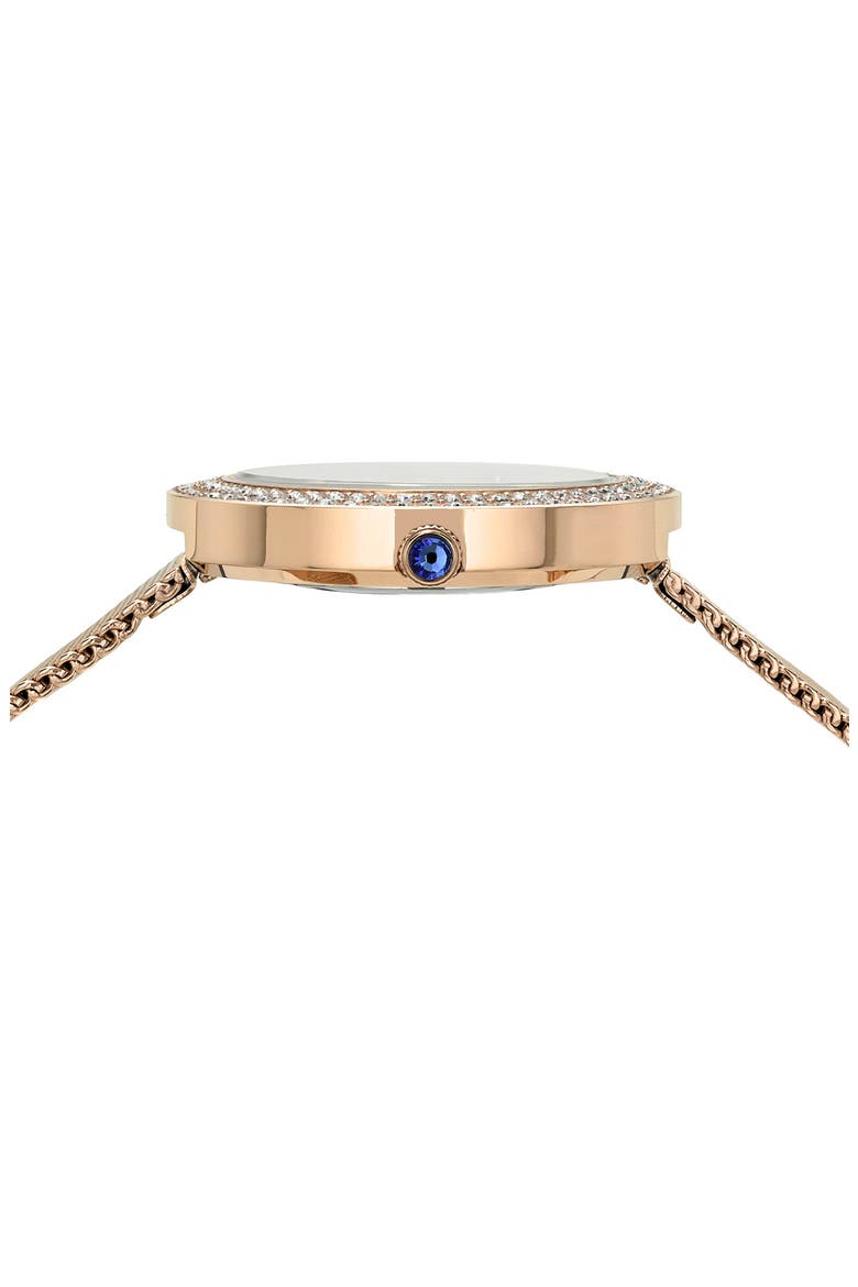 Madeleine Mesh Strap Watch, 35mm, Alternate, color, ROSE TONE