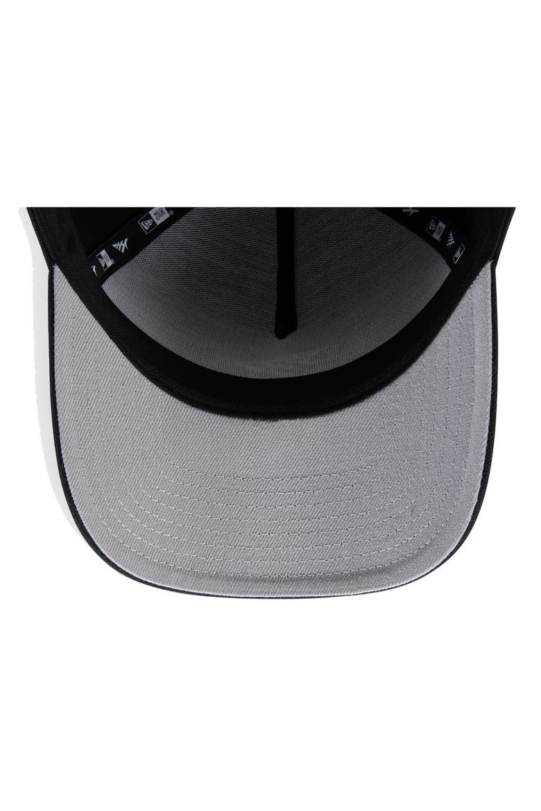 Logo 9FORTY A-Frame Snapback Cap, Alternate, color, BLACK