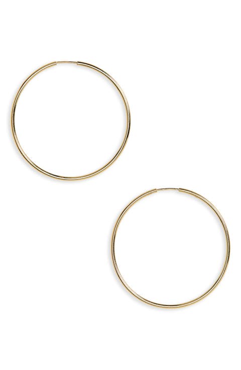 Argento Vivo Endless Hoops