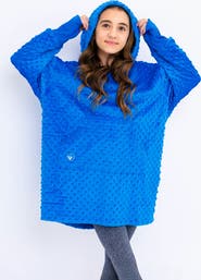 Limeapple Minky Bubble Oversized Hoodie Big Kid