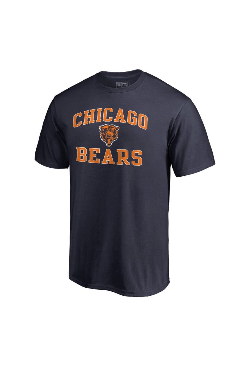 Fanatics MTO Label Men's Navy Chicago Bears Vintage Collection Victory Arch T-Shirt, Main, color, Navy