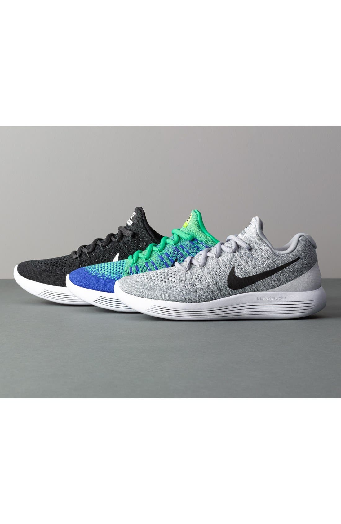 Nike Flyknit 2 LunarEpic Running Shoe, Alternate, color, 