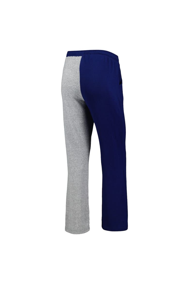 Women's ZooZatz Navy/Gray Penn State Nittany Lions Colorblock Cozy Tri-Blend Lounge Pants, Alternate, color, Navy