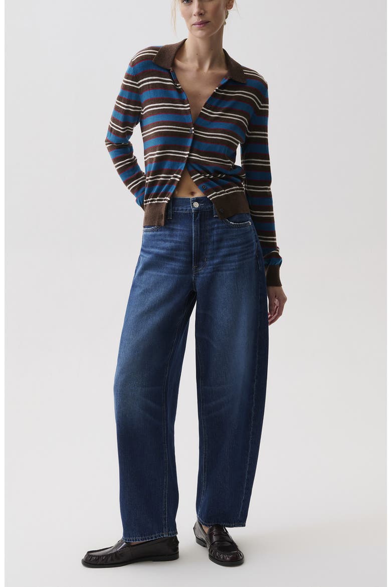 Sacha High Waist Wide Leg Jeans, Alternate, color, NILE