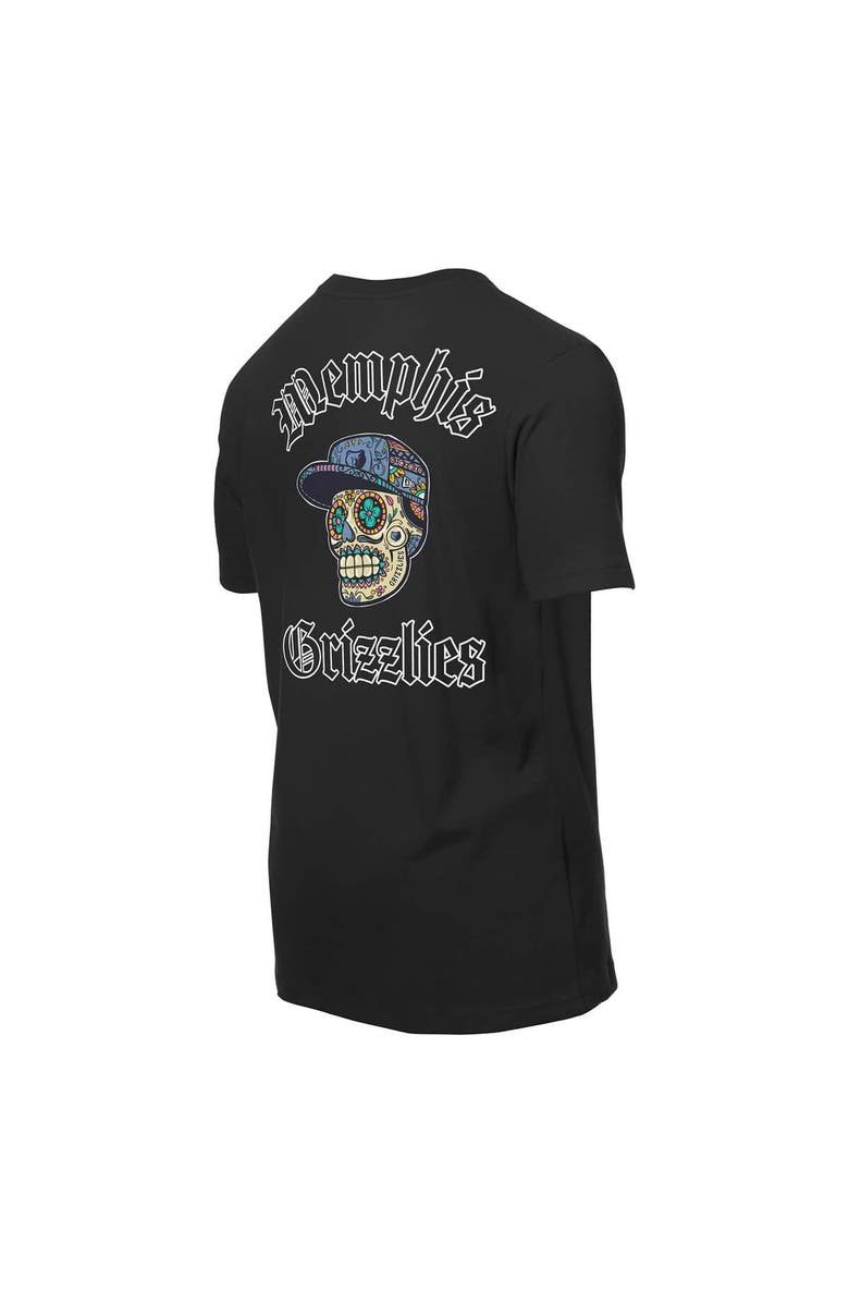New Era Men's New Era Black Memphis Grizzlies Sugar Skulls T-Shirt, Alternate, color, Black