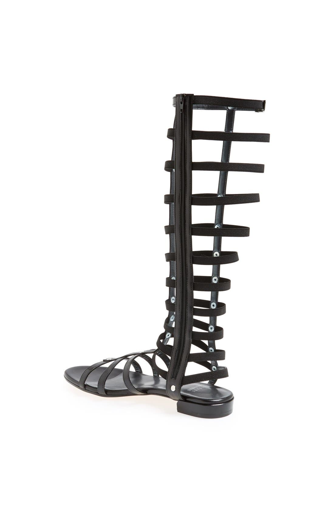 Stuart Weitzman Gladiator Sandal, Alternate, color, 