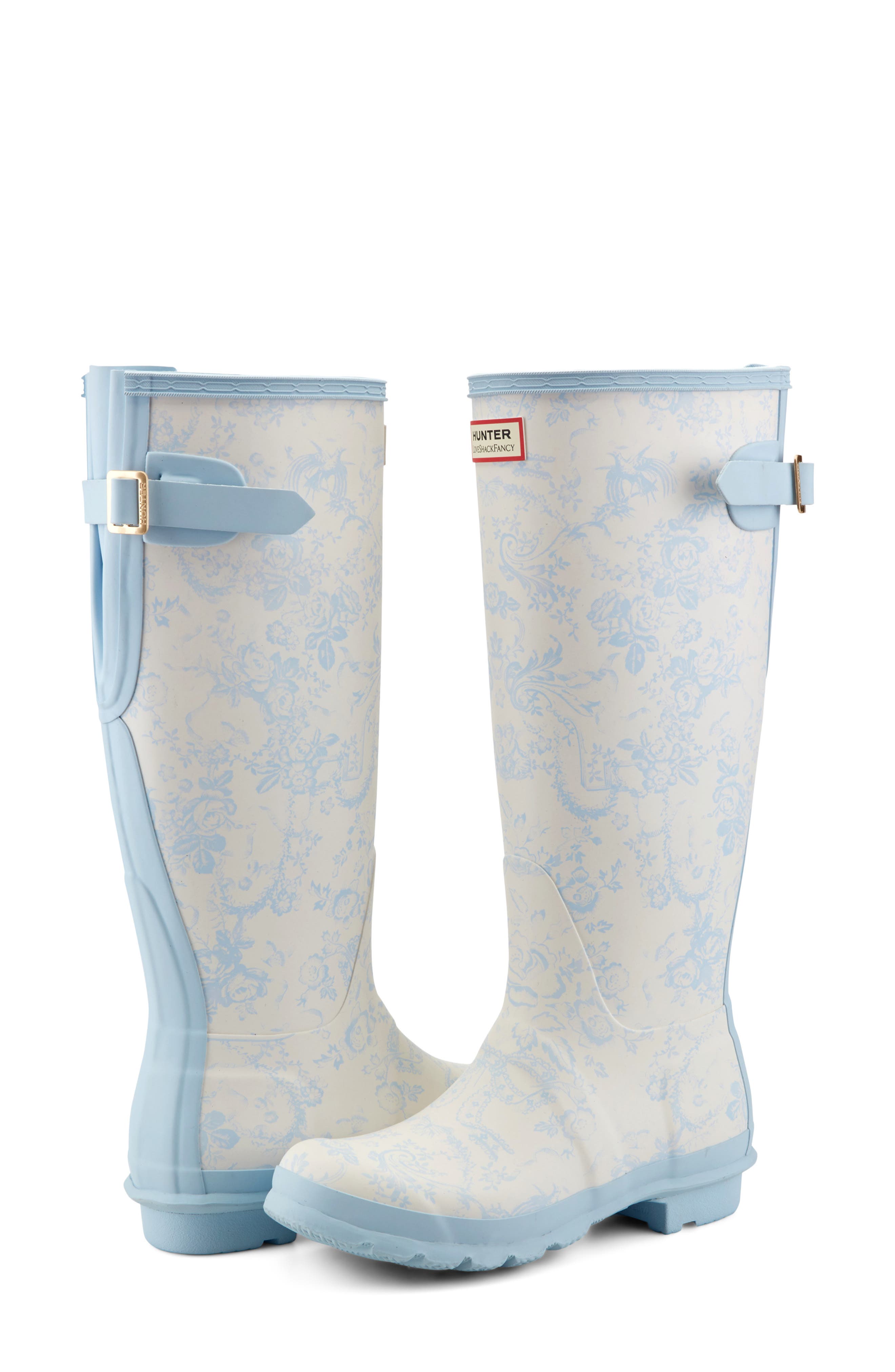 x LoveShackFancy Original Tall Waterproof Rain Boot, Alternate, color, TOSCANA TOILE PRINT