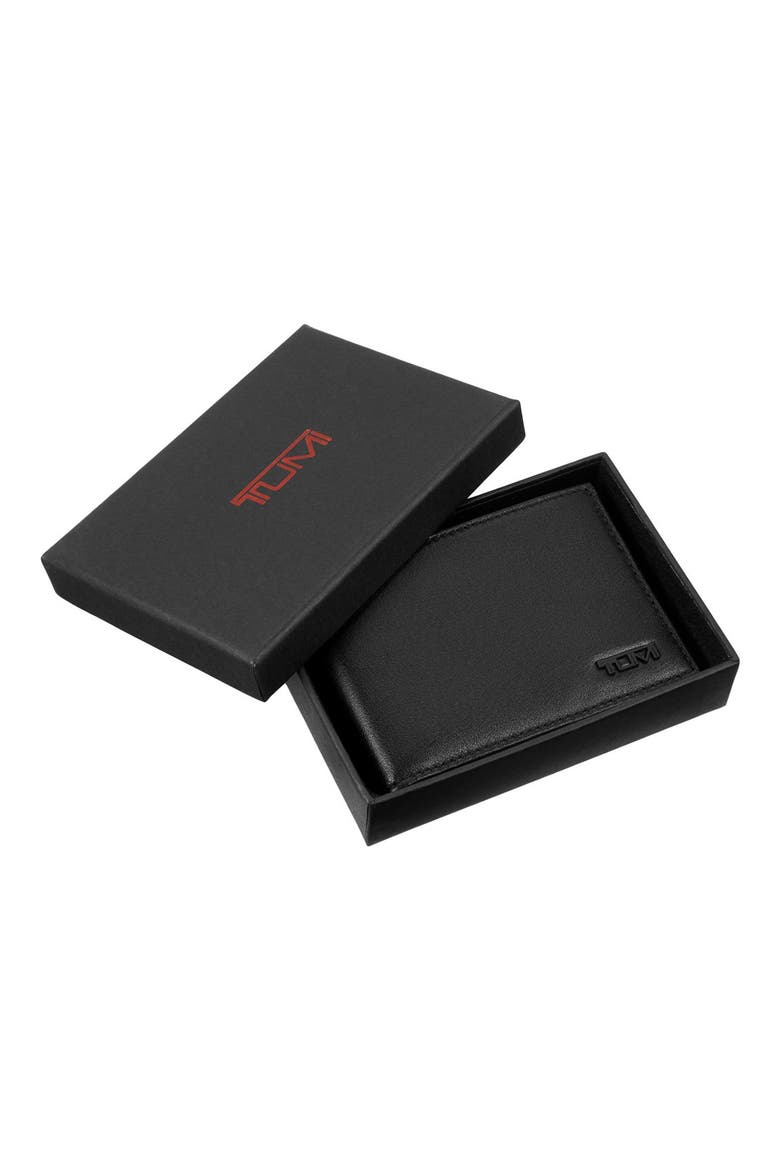 Delta ID Lock Shielded Slim Single Billfold, Alternate, color, BLACK