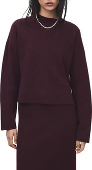 MANGO Structured Crewneck Sweater