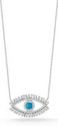 SPHERA MILANO Evil Eye Pendant Necklace