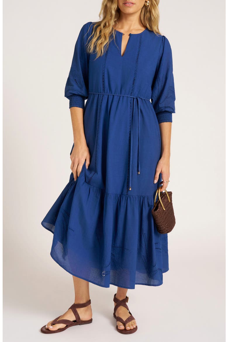 Rynne Maxi Dress, Alternate, color, COBALT