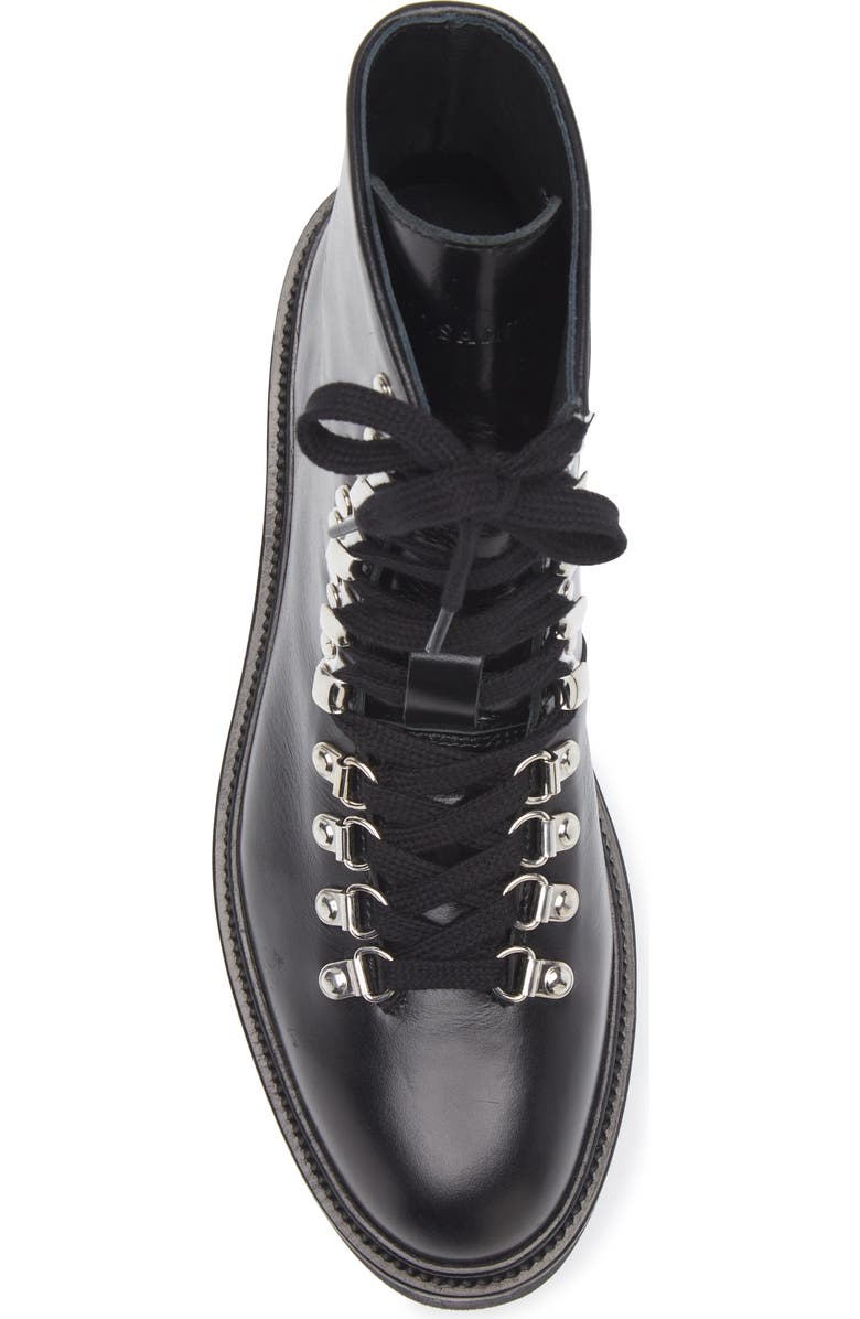 AllSaints Wanda Lug Sole Combat Boot, Alternate, color, Black