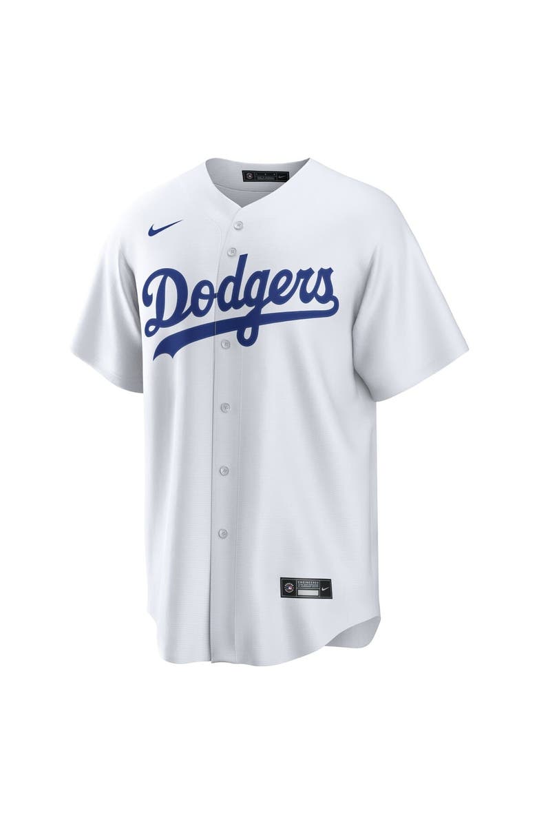 Nike Men's Nike Walker Buehler White Los Angeles Dodgers Home Replica Player Jersey, Alternate, color,