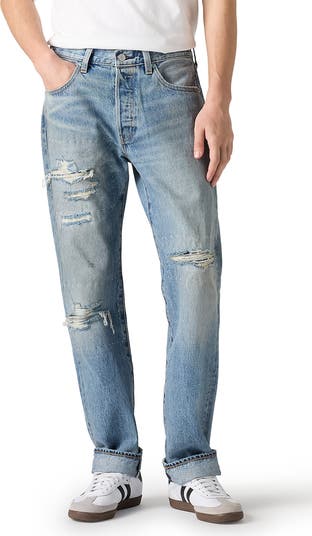 Levi's® 501® Original Straight Leg Selvedge Jeans | Nordstrom