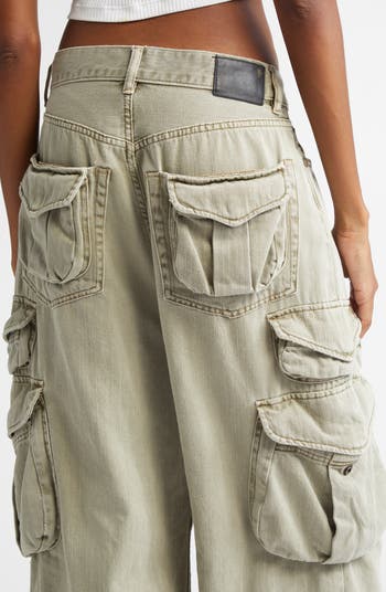 R13 Multipocket Crop Cargo Jeans | Nordstrom