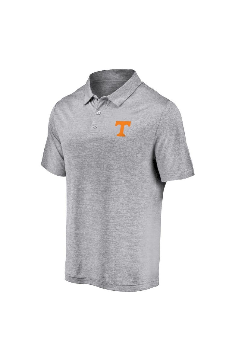 FANATICS Men's Fanatics Branded Heather Charcoal Tennessee Volunteers Primary Logo Polo, Alternate, color, 