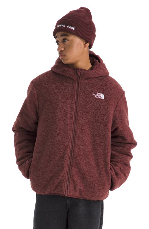 The North Face Kids' Shasta Water Repellent Reversible Hooded Jacket In Red