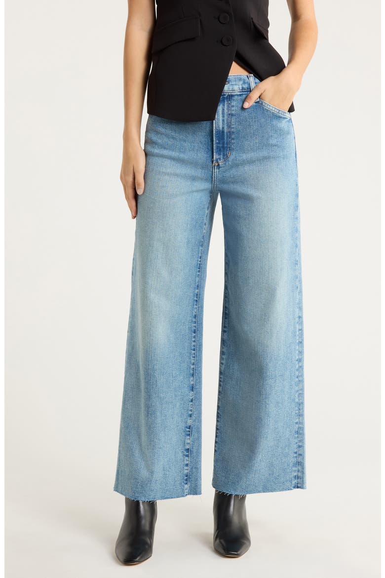 Mischa Super High Waist Wide Leg Jeans, Main, color, MONTEREY