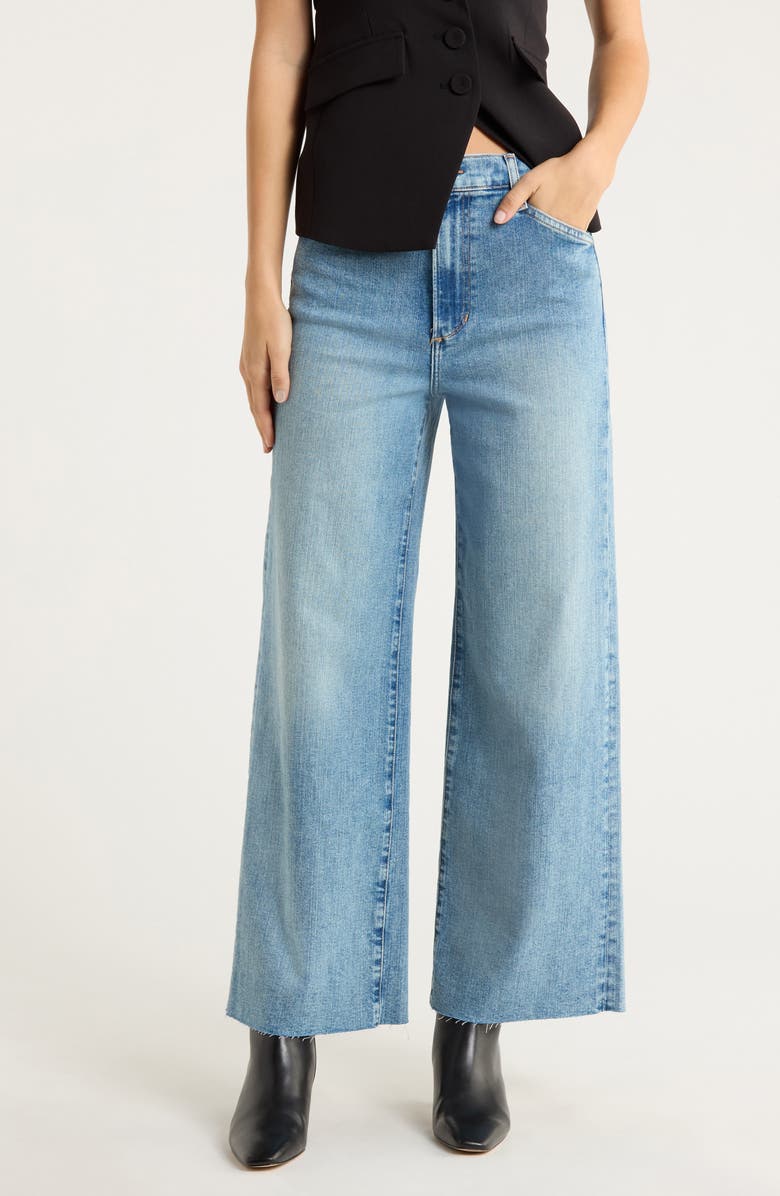 Favorite Daughter x 'Nobody Wants This' Mischa Super High Waist Wide Leg Jeans, Main, color, Monterey