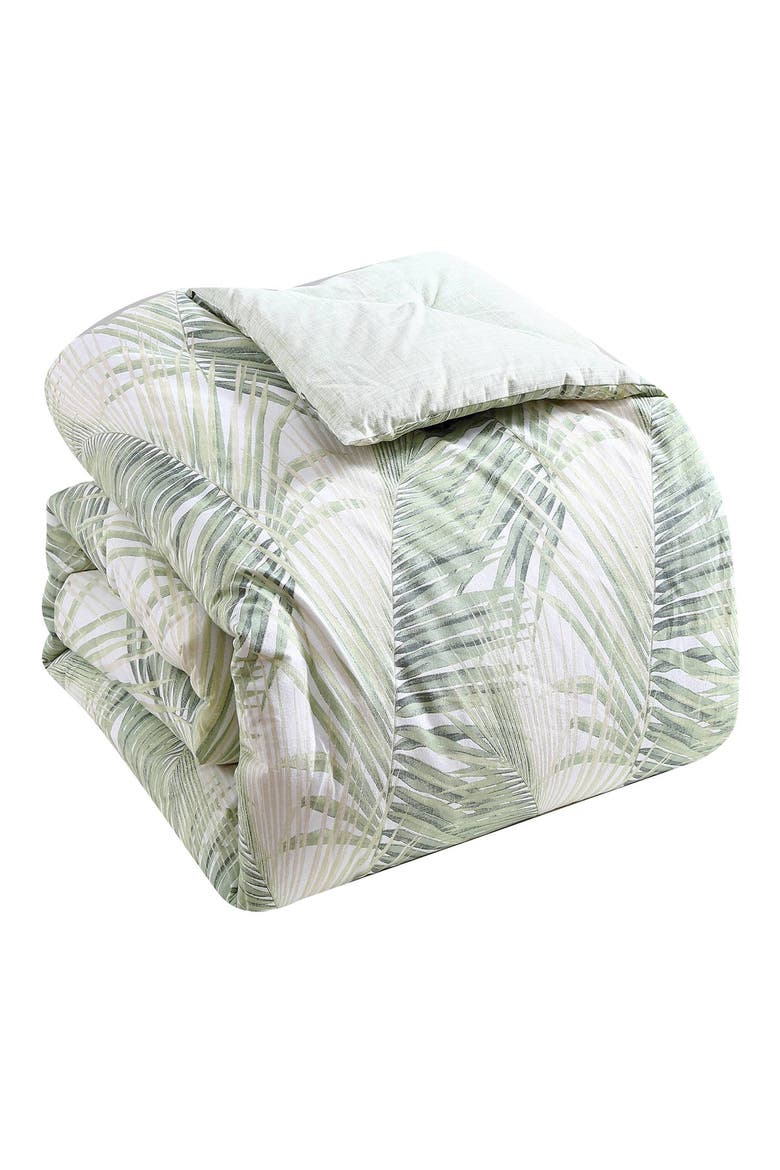 Kauai Open 5-Piece Comforter Set, Alternate, color, JASMINE GREEN