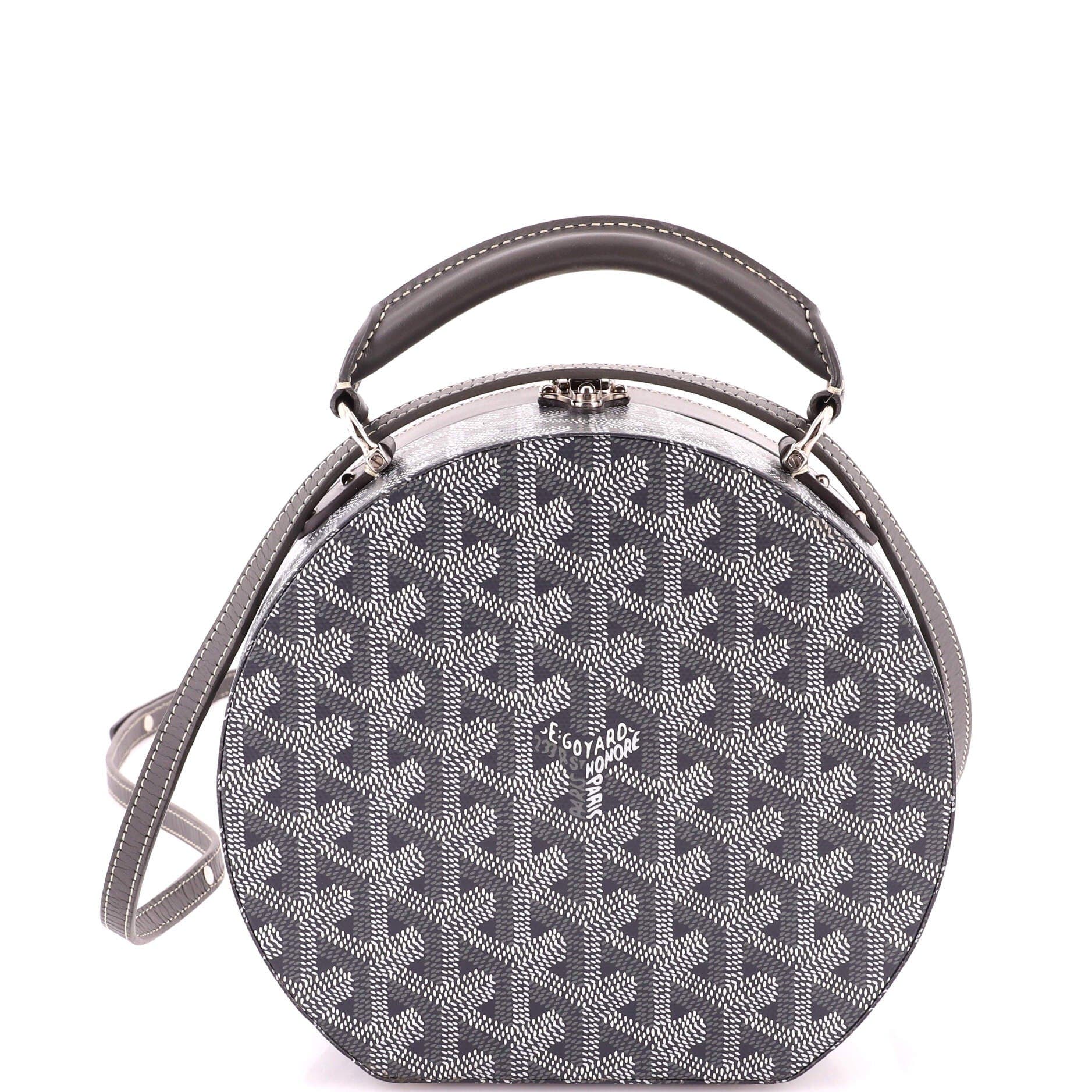 Alto Hatbox Bag Coated Canvas, Main, color, Grey
