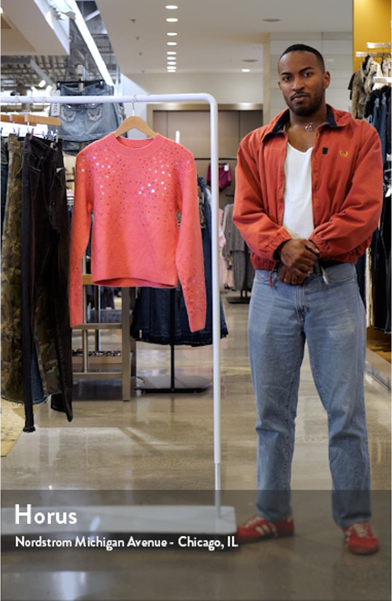 Sequin Crewneck Sweater, sales video thumbnail