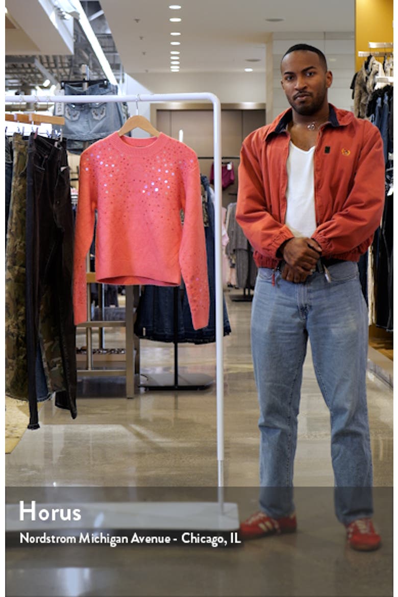 Sequin Crewneck Sweater video