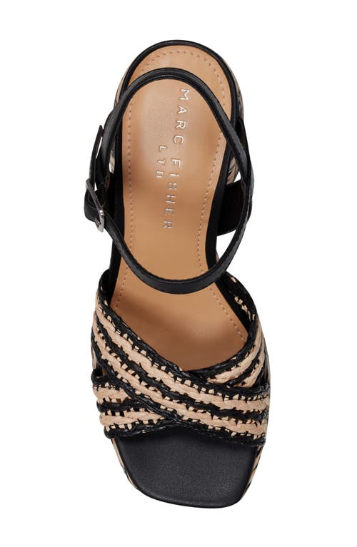 Marc Fisher Ltd Juliey Ankle Strap Platform Sandal In Multi