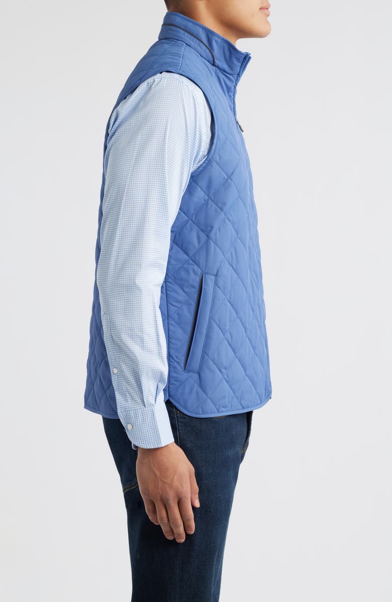 Peter Millar Essex Water Resistant Quilted Vest, Alternate, color, Astral Blue