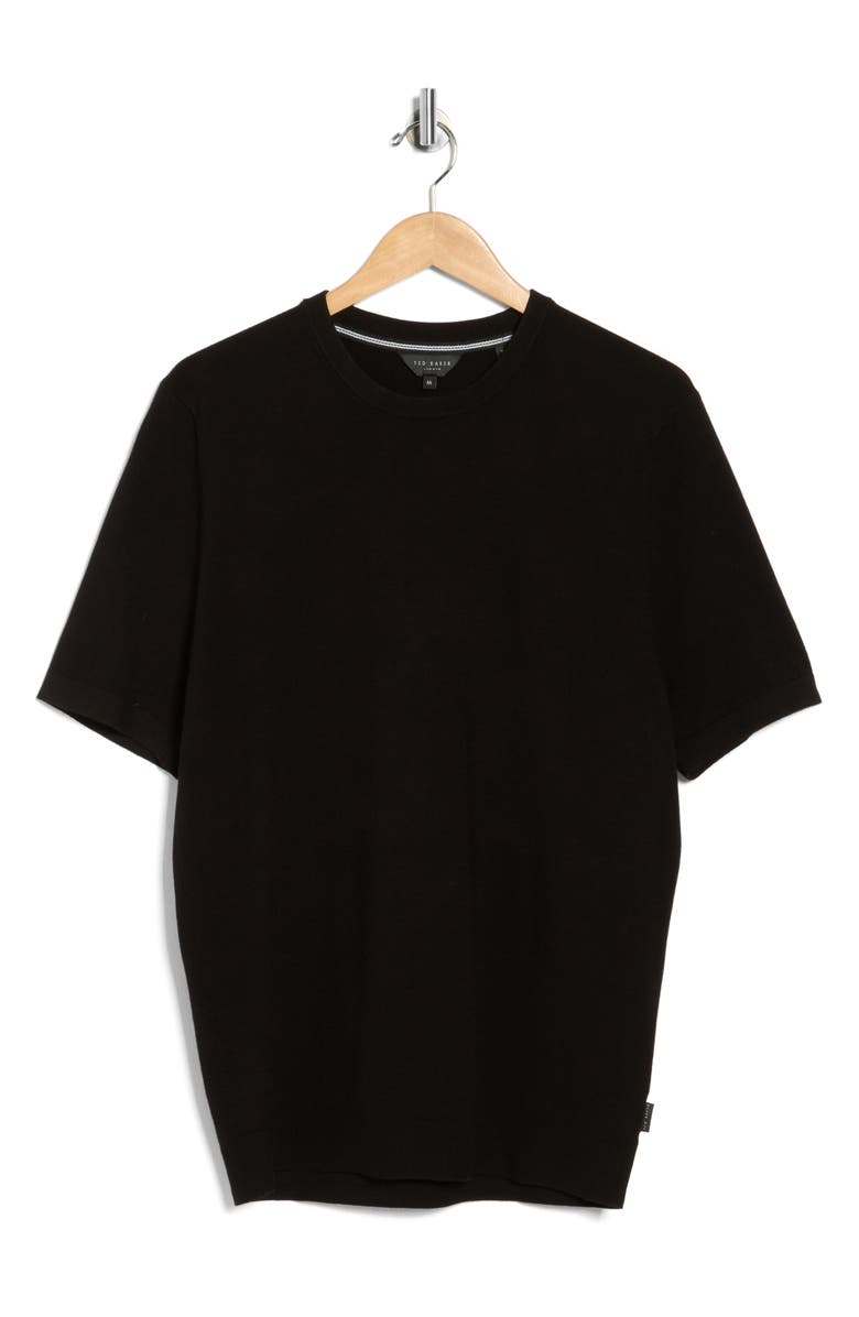 Ted Baker Crewneck Knit T-Shirt, Alternate, color,