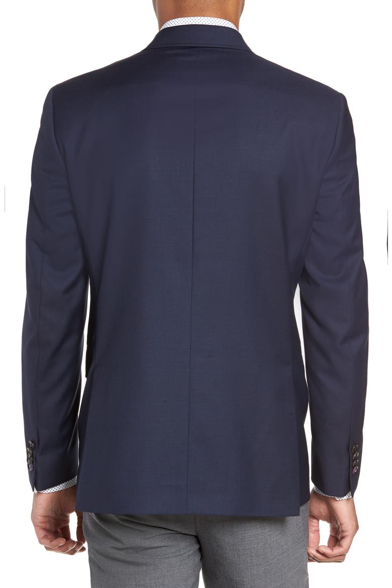 Trevi Slim Fit Wool Blazer, Alternate, color, NAVY