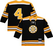 Mitchell & Ness Men's Mitchell & Ness Bobby Orr Black Boston Bruins Big & Tall 1971/72 Blue Line 2.0 Jersey