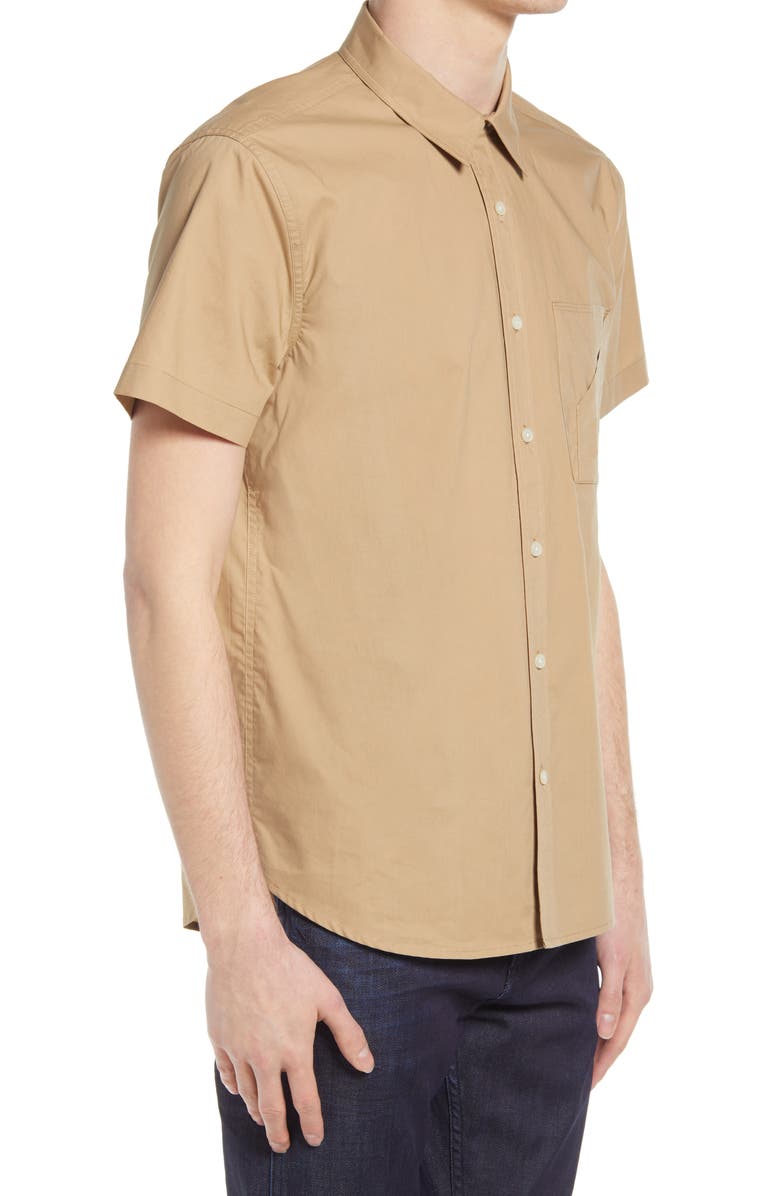7 For All Mankind Slim Fit Button-Up Poplin Shirt, Alternate, color, 