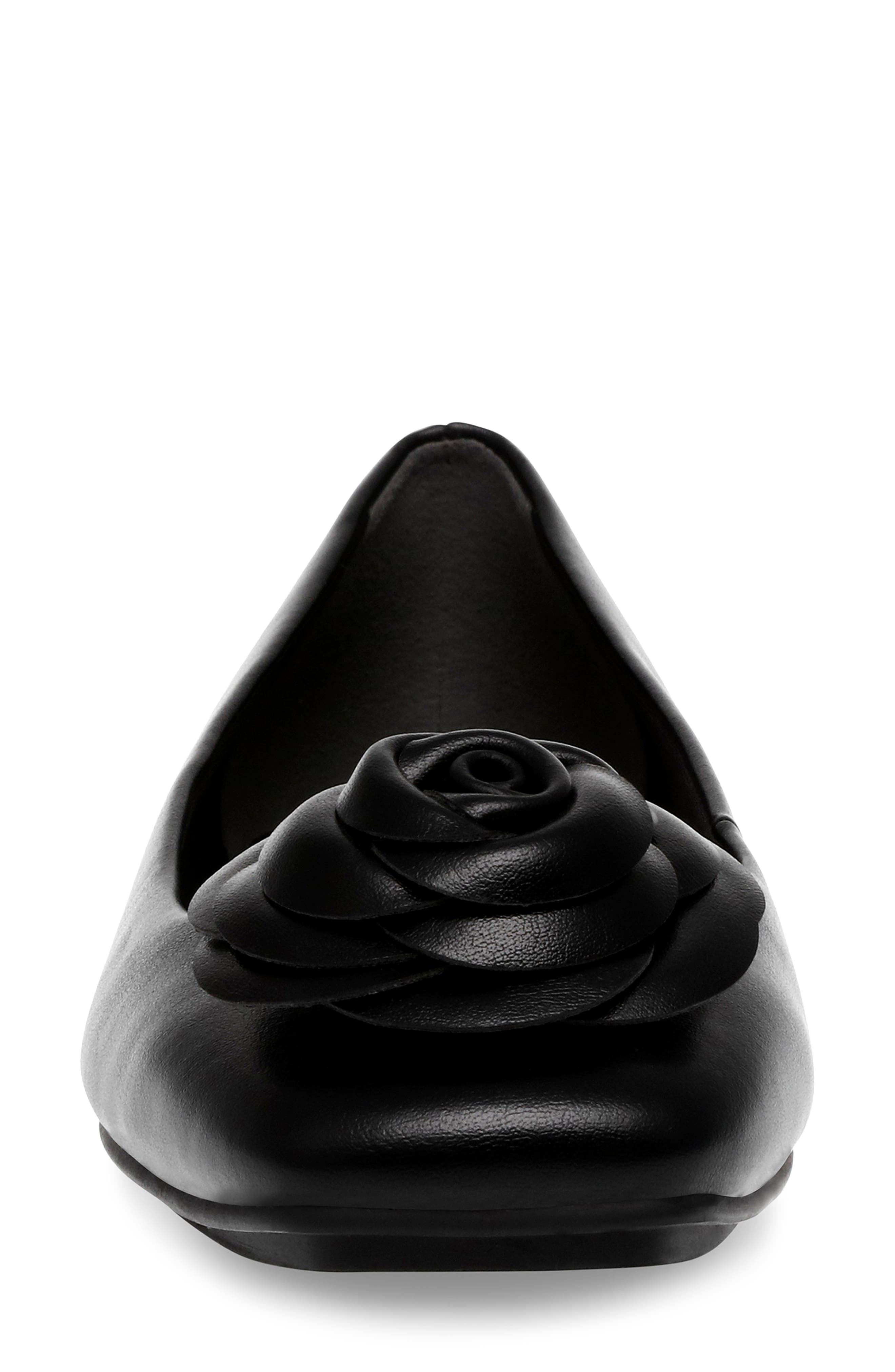 Anne Klein Anastasia Ballet Flat, Alternate, color, Black