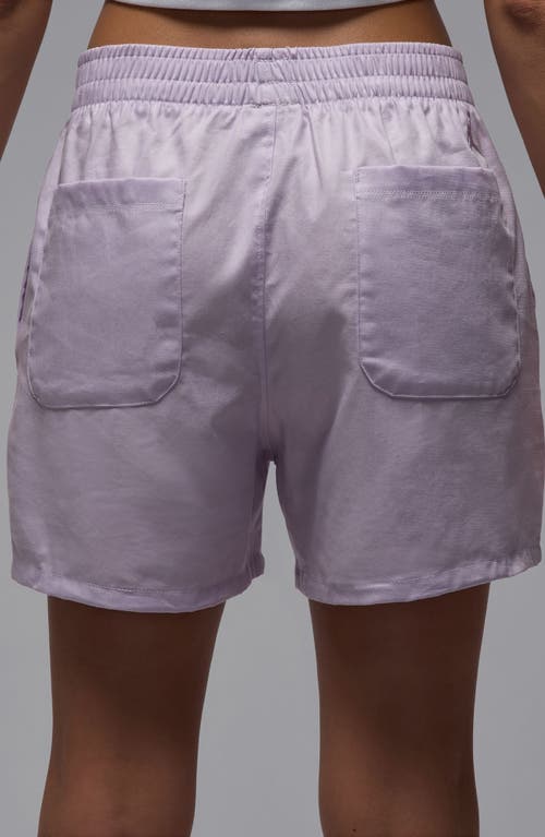 JORDAN JORDAN ROSE EMBROIDERED COTTON SHORTS