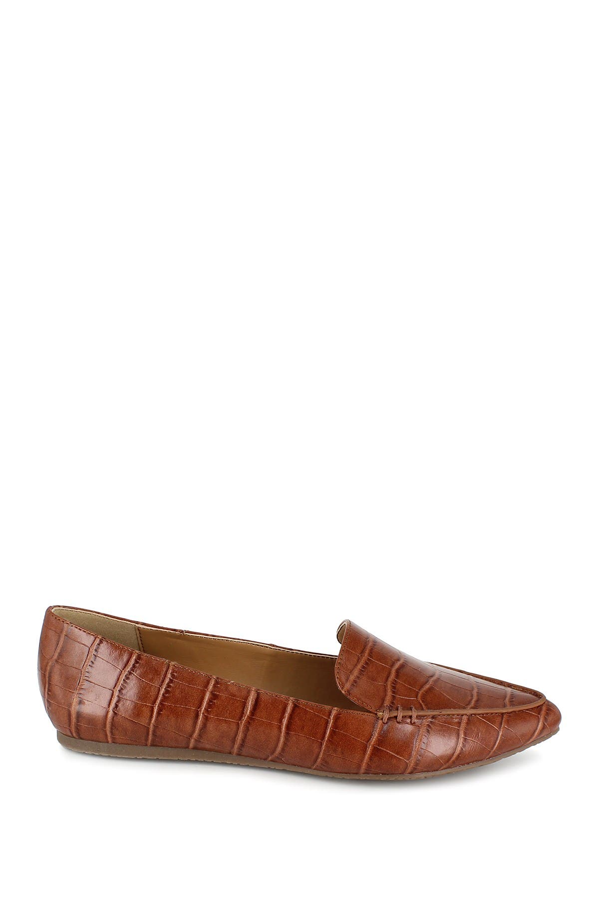 Esprit Blaire Croc Embossed Flat, Alternate, color, 