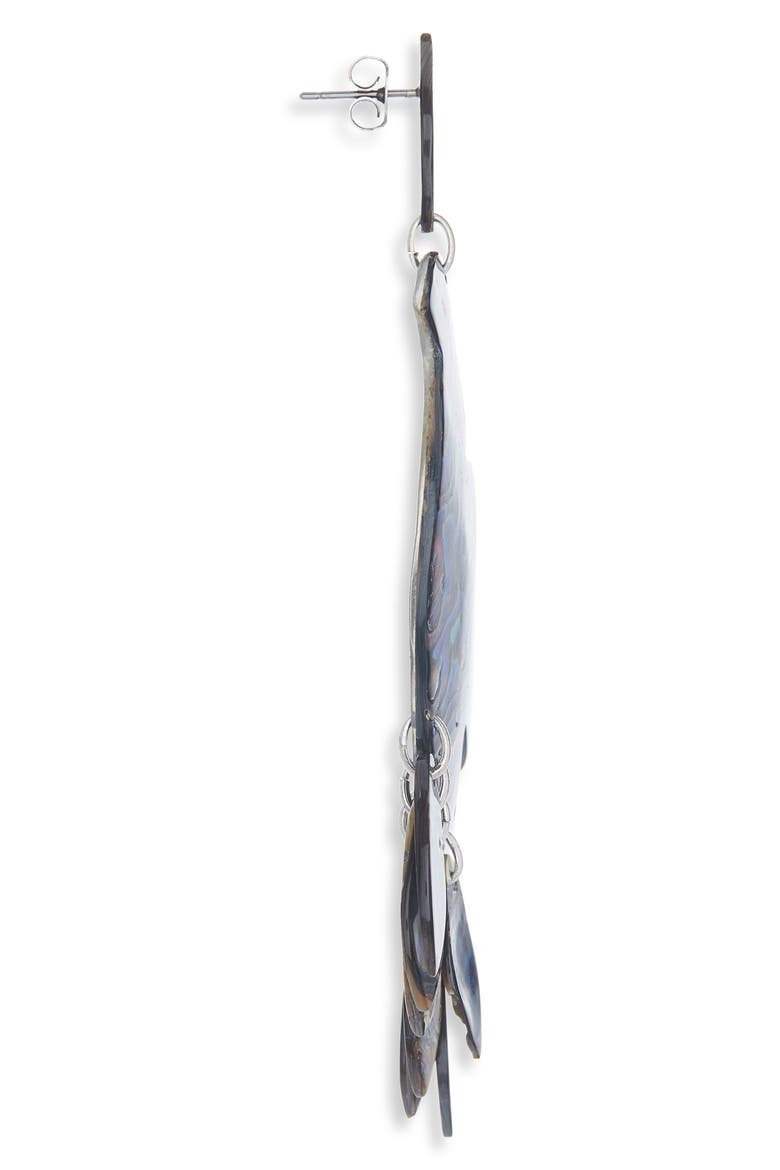 Ali Drop Earrings, Alternate, color, MULTICOLOR/ SILVER