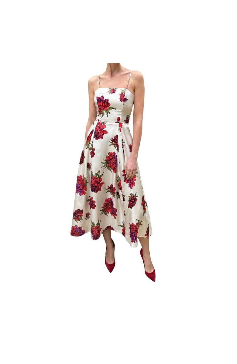 Madison Maison x Julie Harrah-Kelly Dress, Alternate, color, Red