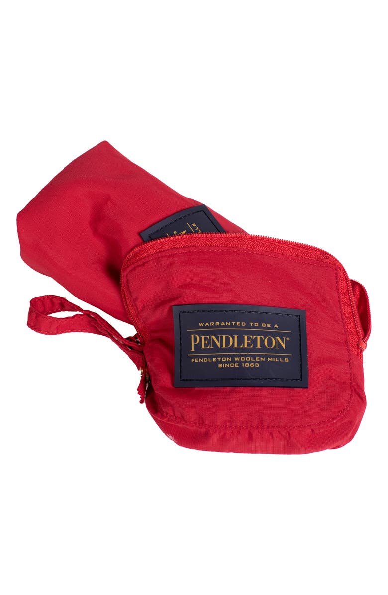 Pendleton Dog Rain Coat, Alternate, color, Red