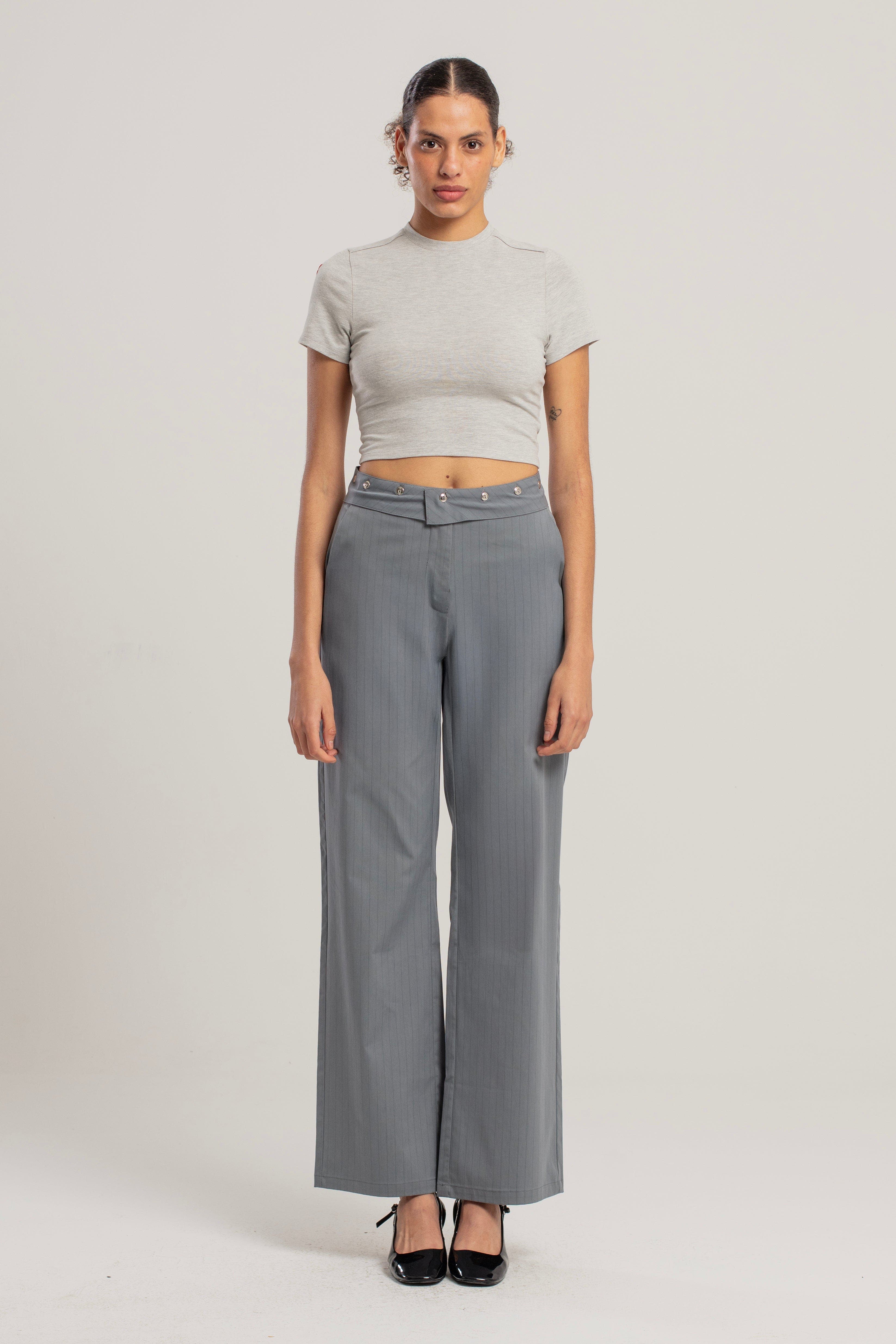 Cotton Slim Fit Crop Tee - image 2