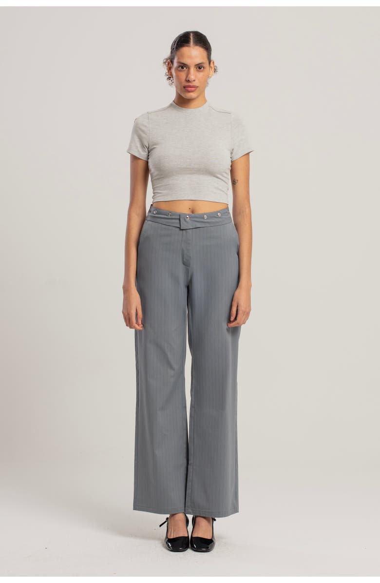 PCFG Cotton Slim Fit Crop Tee, Alternate, color, Grey