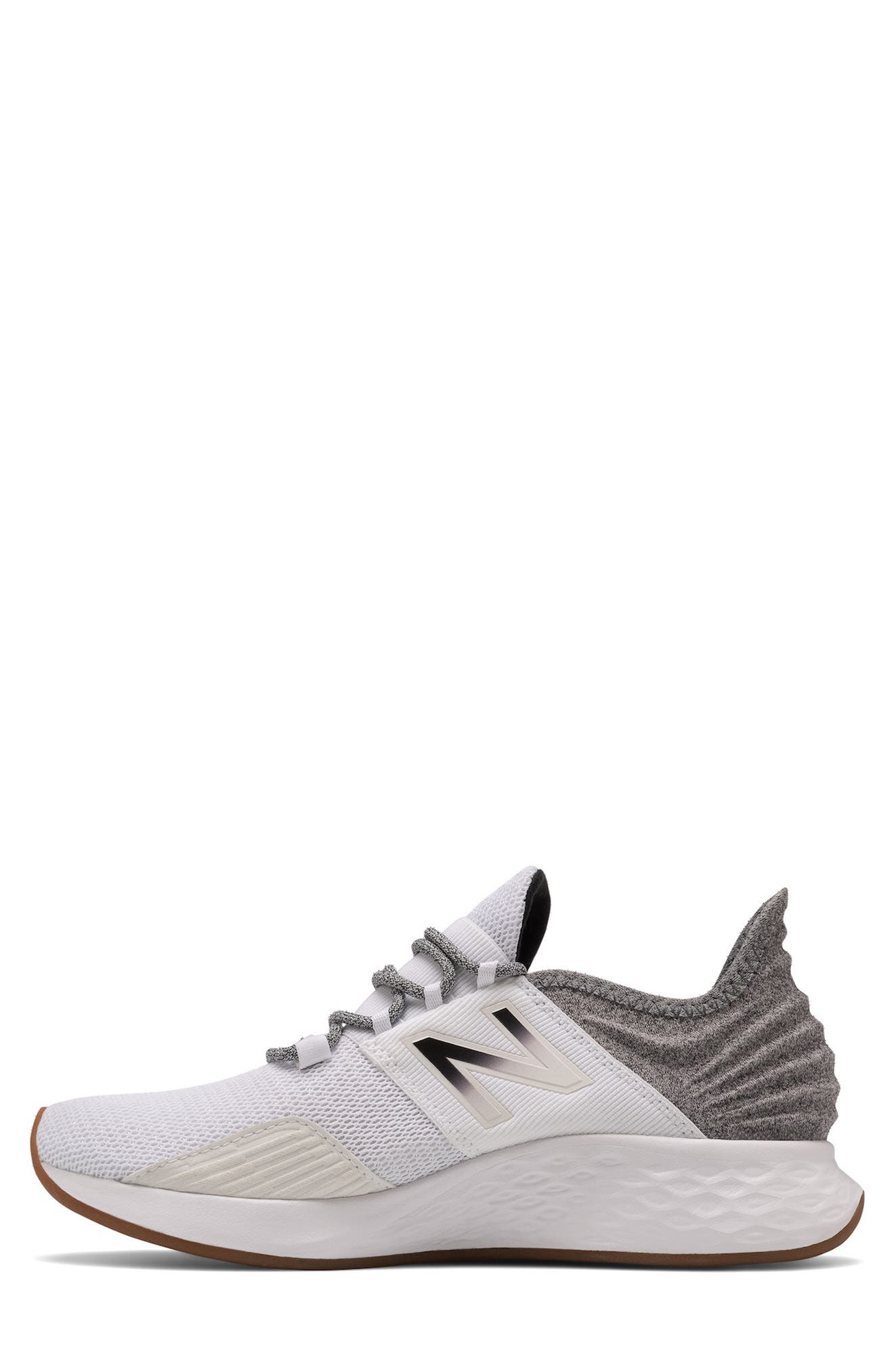 Fresh Foam Roav Running Shoe, Alternate, color, NB WHITE/ BLACK