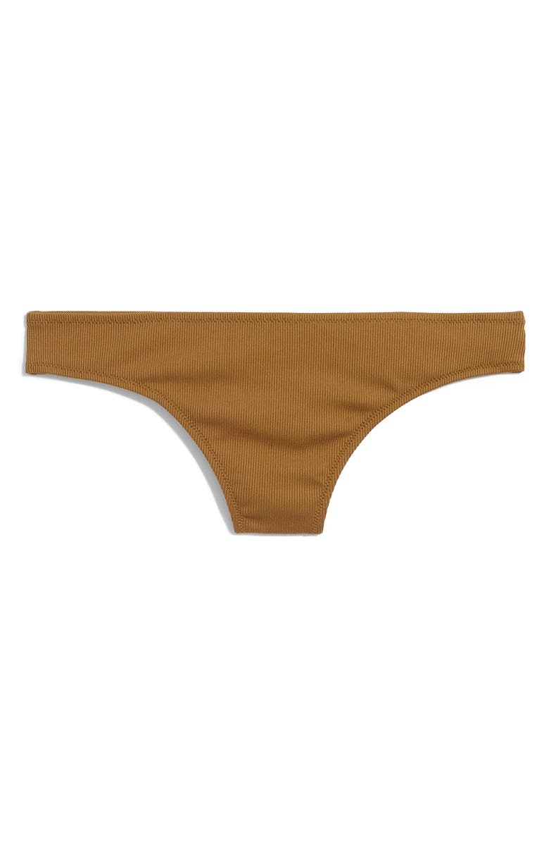 Madewell Second Wave Rib Classic Bikini Bottoms, Alternate, color,