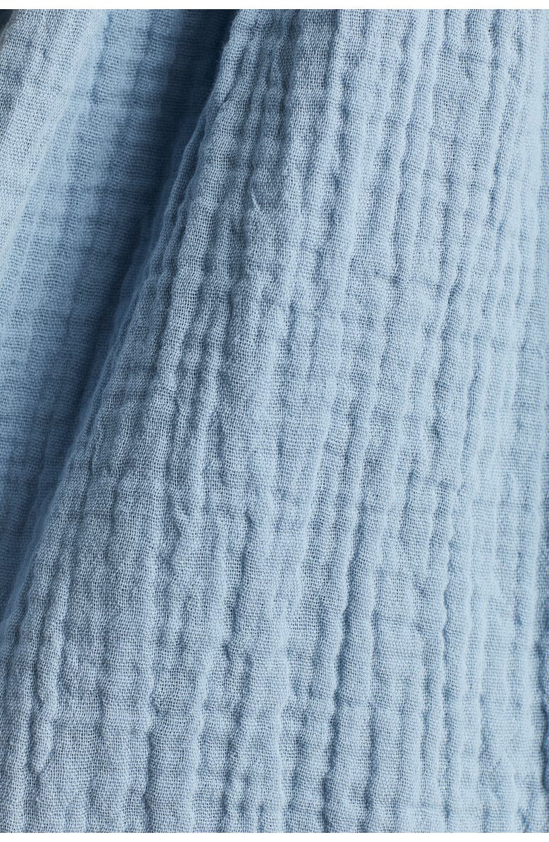 H&M Muslin-skirt Dress, Alternate, color, Light Blue