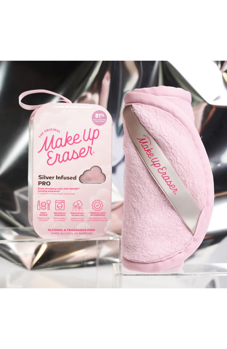 The Original MakeUp Eraser Silver Infused PRO Reusable MakeUp Eraser Cloth, Alternate, color, Silver Infused