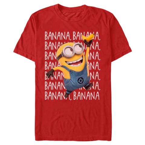 Men's Minions Repeat Short Sleeve Graphic T-Shirt