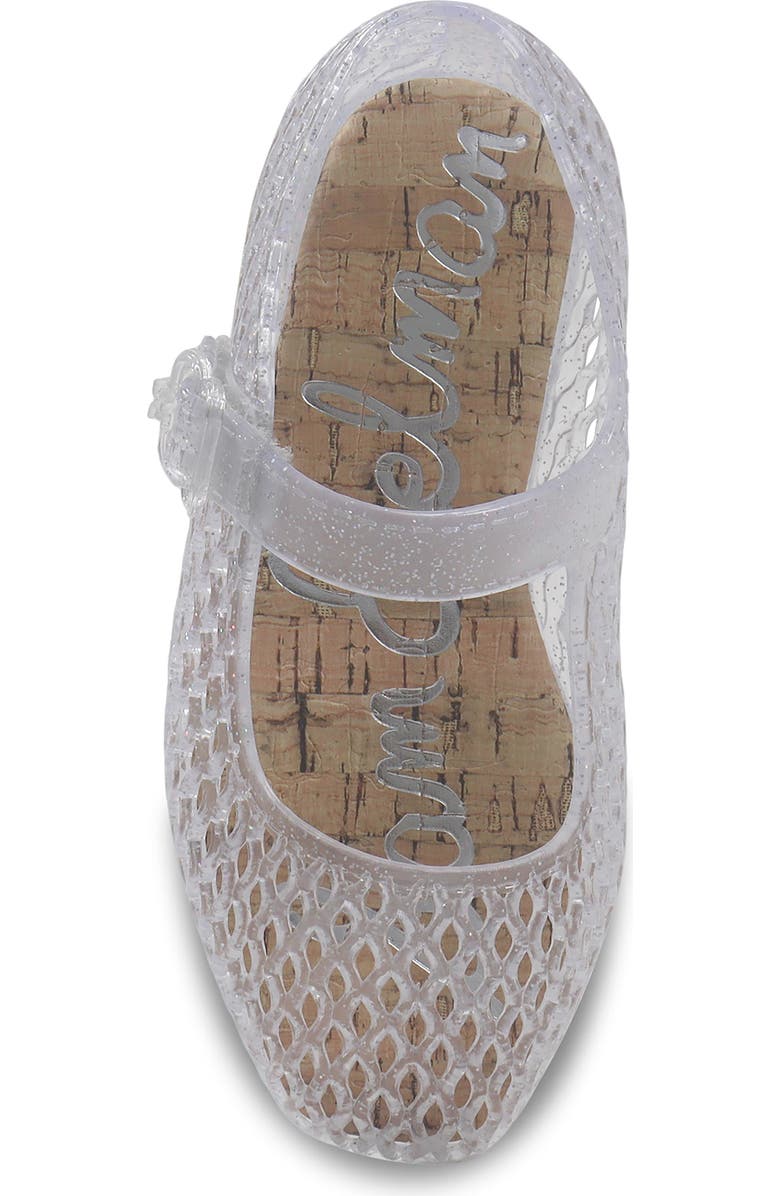 Sam Edelman Kids' Quinn Jelly Mary Jane Flat, Alternate, color, Clear