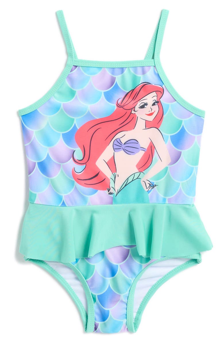 DREAMWAVE Kids' Little Mermaid One-Piece Swimsuit, Main, color, 